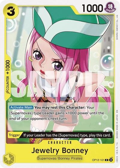 Jewelry Bonney (101) - OP12-101 (Normal, C)