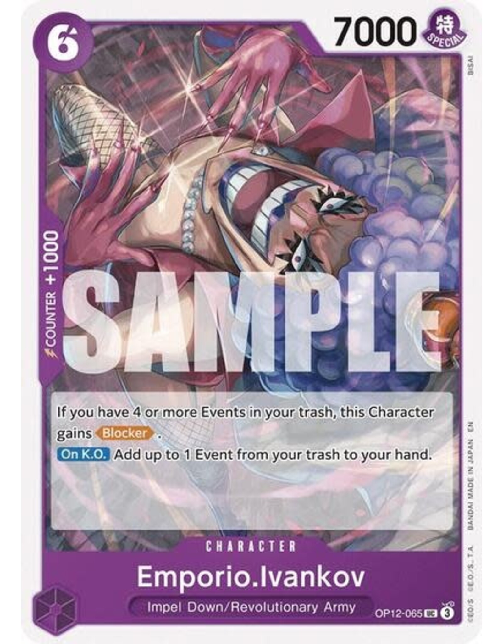 Emporio.Ivankov (065) - OP12-065 (Normal, UC)