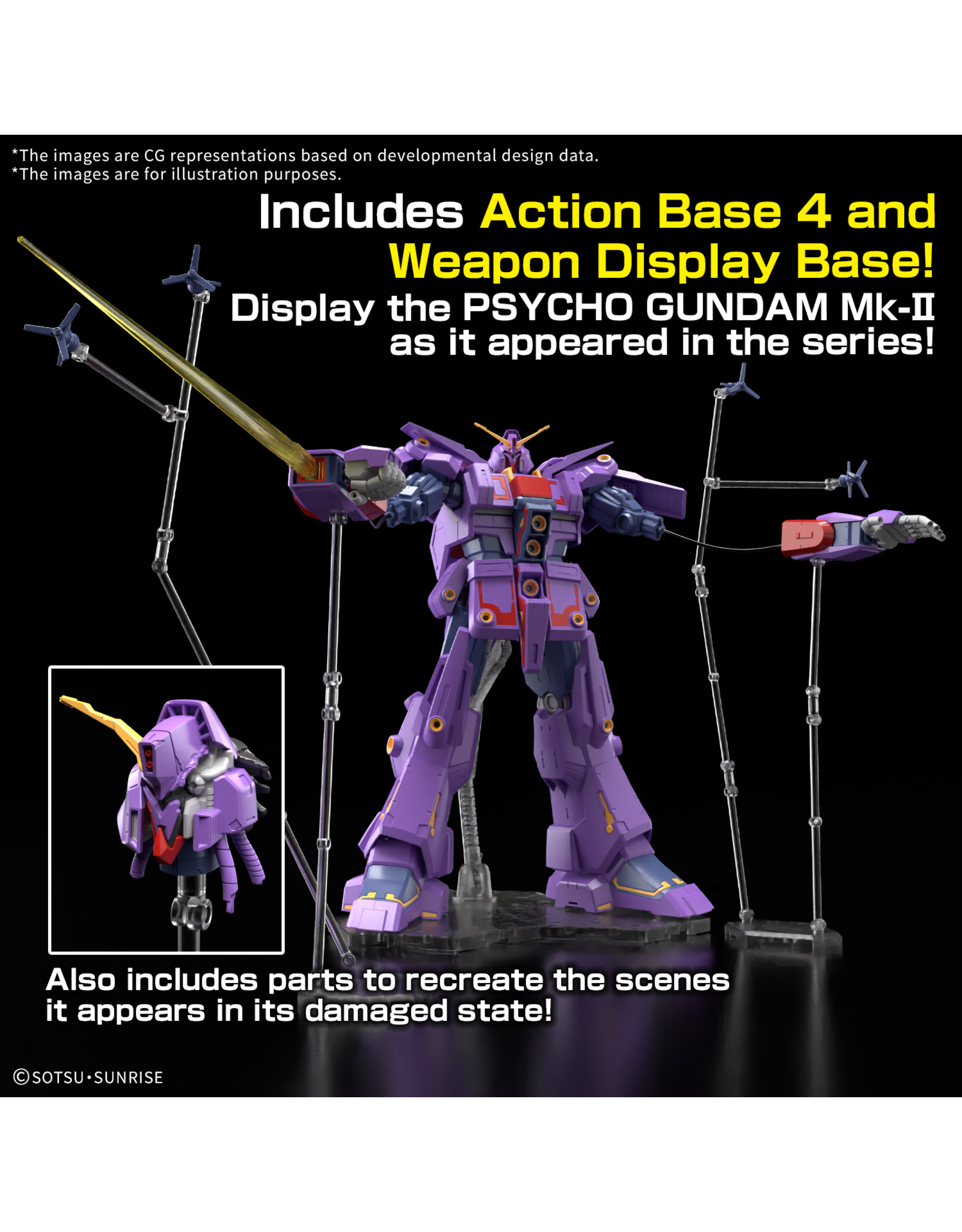 Bandai MRX-010 Psycho Gundam MK-II (High Grade, 1/144)