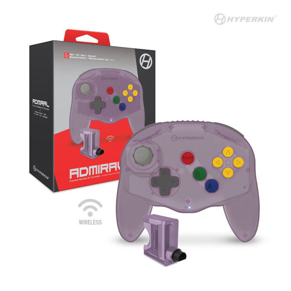 HYPERKIN Hyperkin - Admiral Amethyst - Premium N64-Style Controller w/ Bluetooth