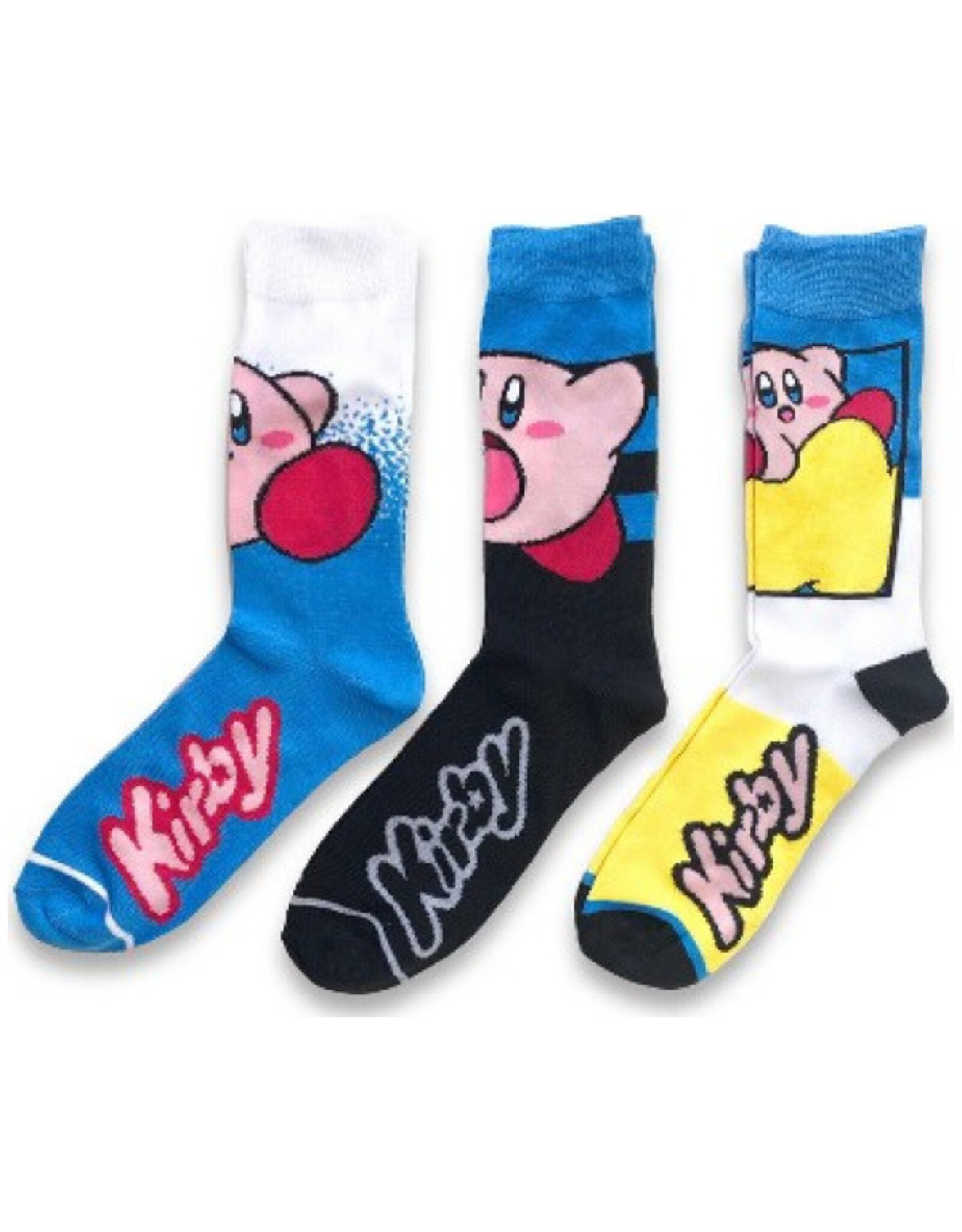 Bioworld Bioworld - Kirby - Kirby Character Crew Socks [3 Pack]