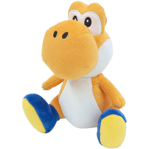 Little Buddy Super Mario Bros - Orange Yoshi 8" Plush