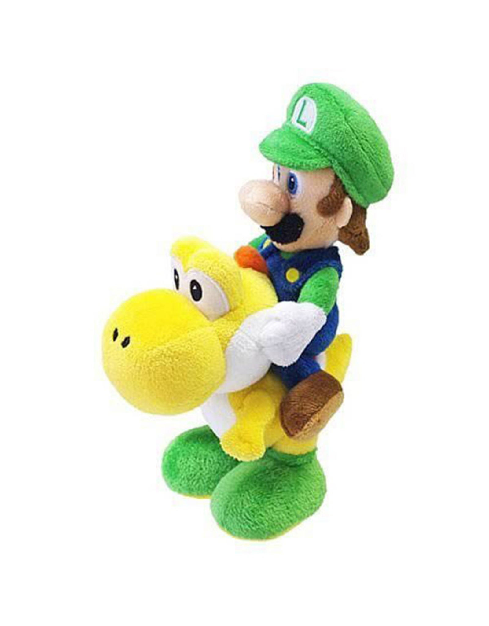 Little Buddy Super Mario Bros - Luigi Riding Yoshi - 9" Plush