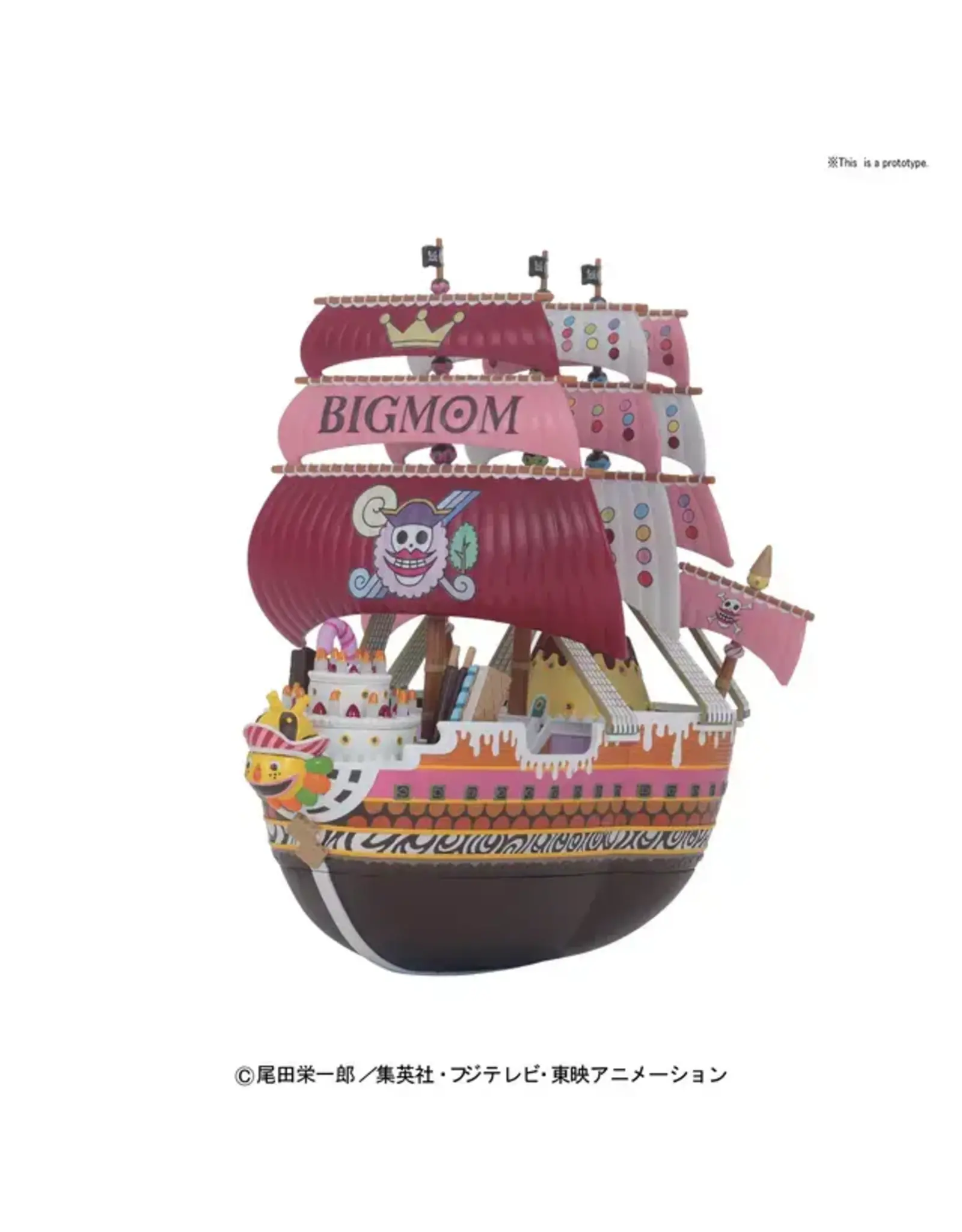 Bandai Hobby One Piece: Grand Ship Collection - Big Mom's Pirate Ship Plastic Model Kit