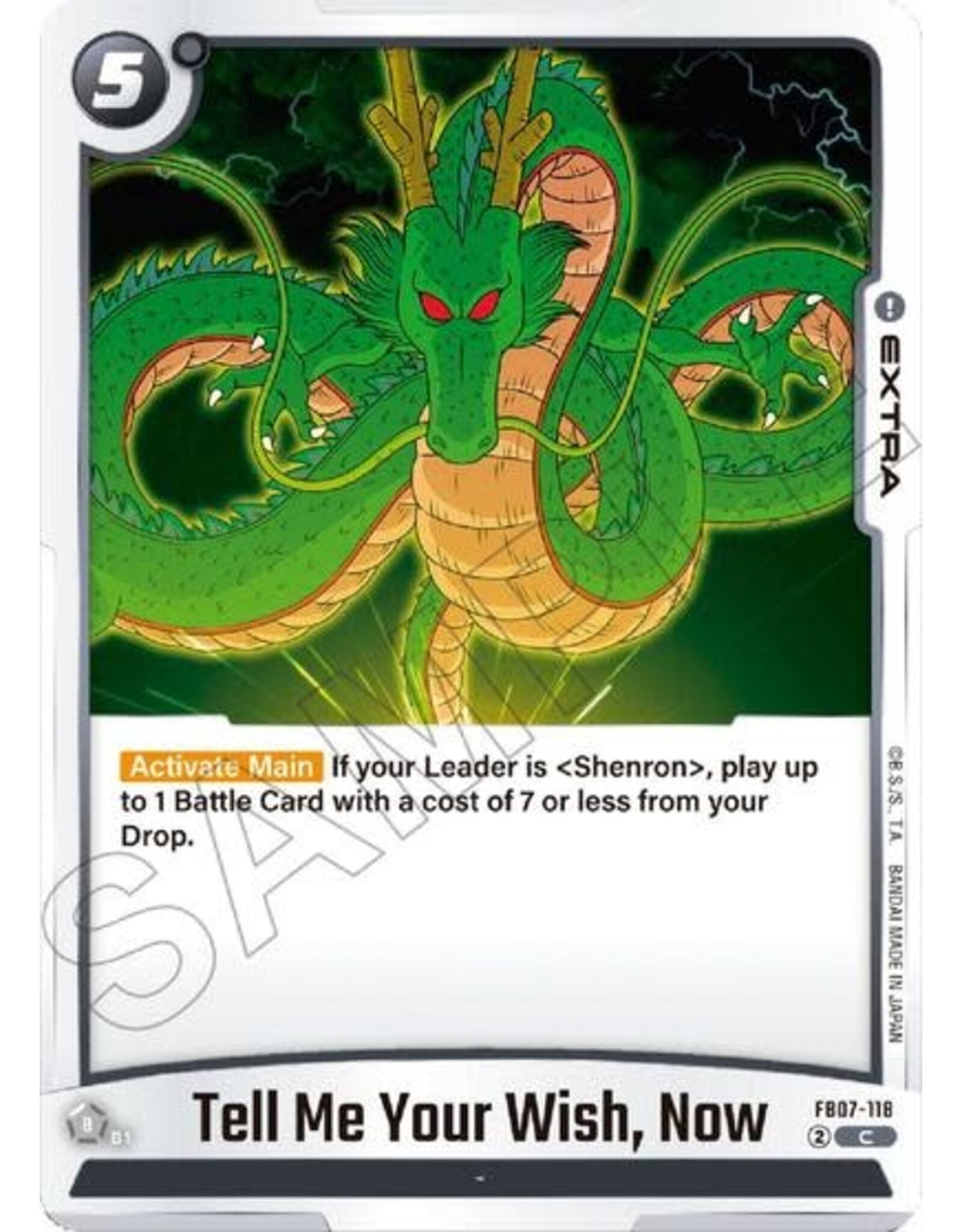 Tell Me Your Wish, Now - FB07-118 (Normal, Common)