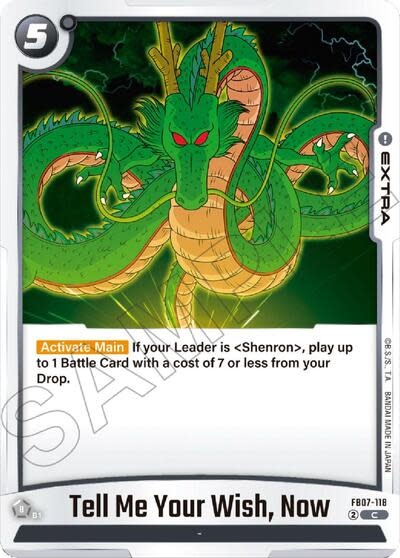 Tell Me Your Wish, Now - FB07-118 (Normal, Common)