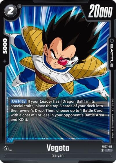 Vegeta - FB07-116 (Normal, Common)