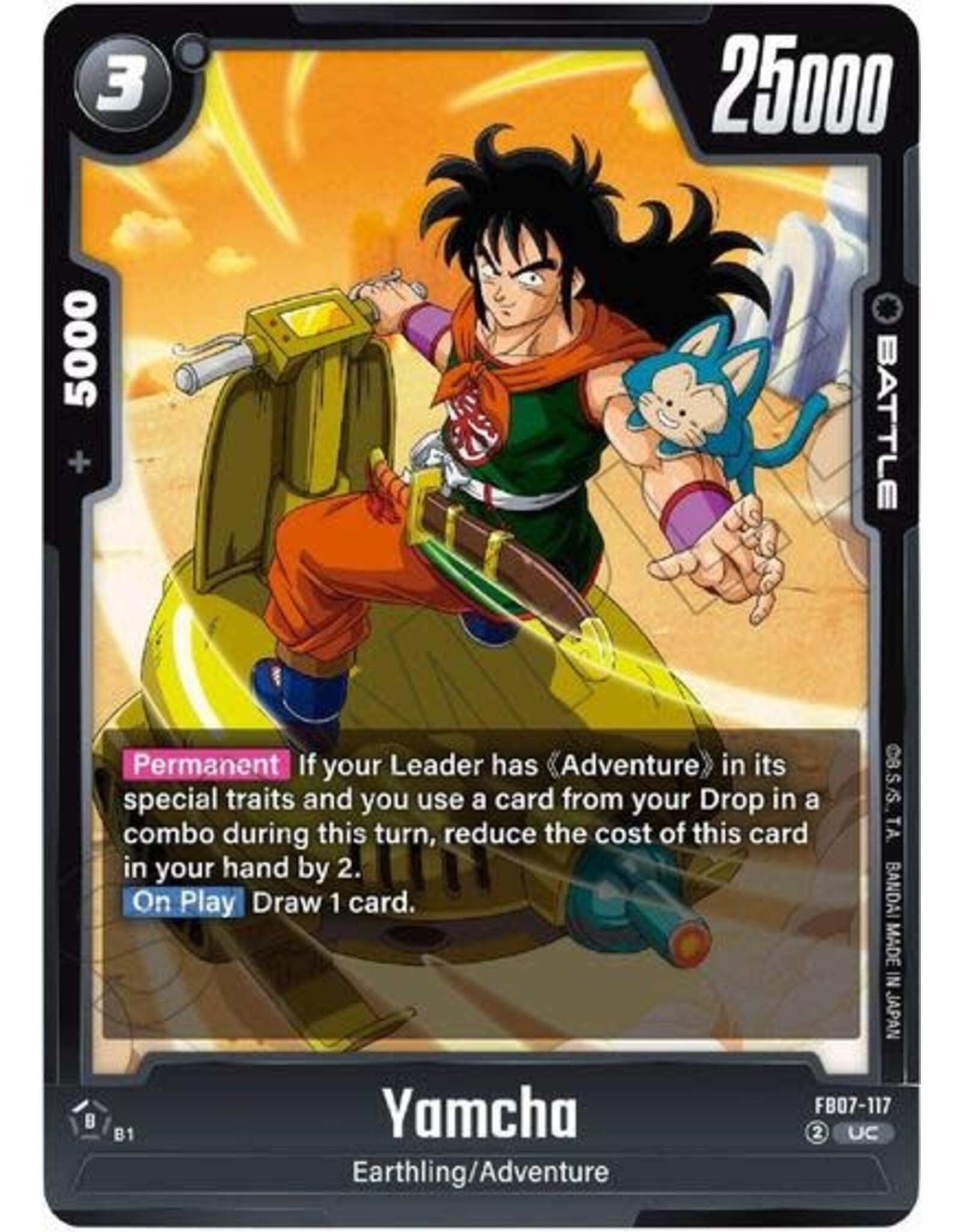 Yamcha - FB07-117 (Normal, Uncommon)