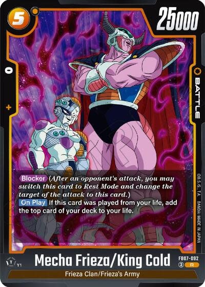 Mecha Frieza/King Cold - FB07-092 (Holofoil, Rare)