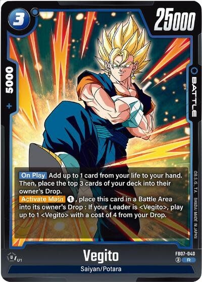 Vegito - FB07-040 (Holofoil, Rare)