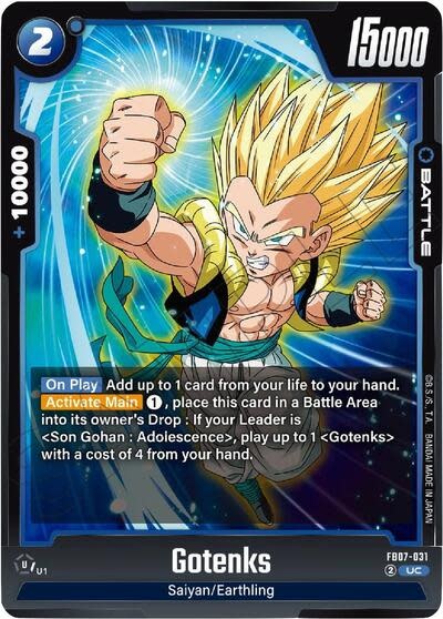 Gotenks - FB07-031 (Normal, Uncommon)