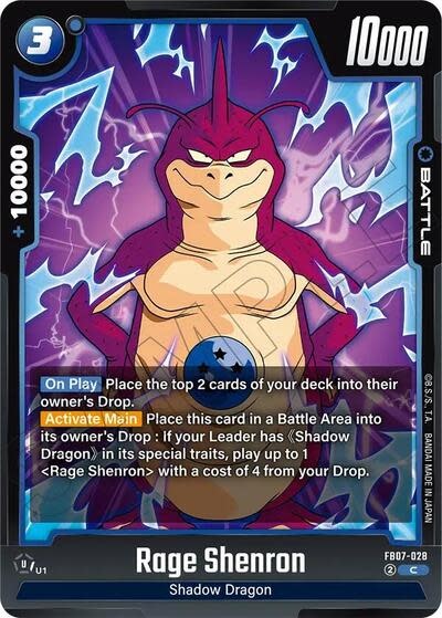 Rage Shenron - FB07-028 (Normal, Common)