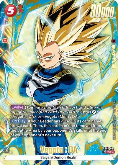 Vegeta : DA - FB07-021 (Alternate Art) (Holofoil, Super Rare)