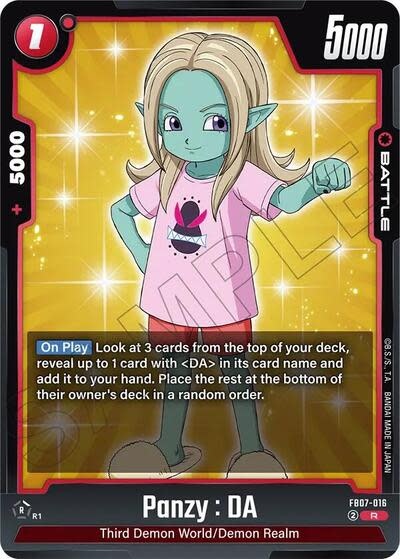 Panzy : DA - FB07-016 (Holofoil, Rare)