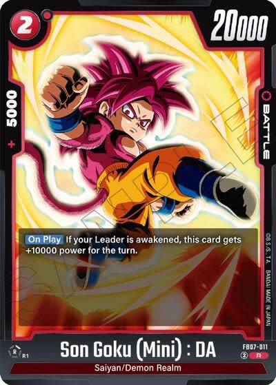 Son Goku (Mini) : DA - FB07-011 (Holofoil, Rare)