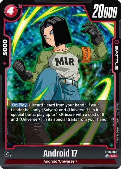 Android 17 - FB07-005 (Normal, Uncommon)