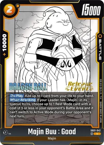 Majin Buu : Good - SB01-042 (Release Event) (Normal, Common)
