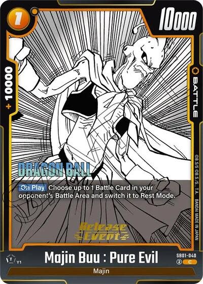 Majin Buu : Pure Evil - SB01-040 (Release Event) (Normal, Common)