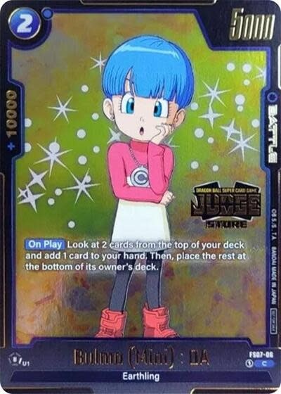 Bulma (Mini) : DA (Judge Pack (Store Judge) 03) (Promo) - FS07-06 (Holofoil, Common)