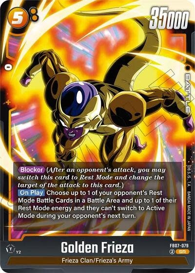 Golden Frieza - FB07-079 (Holofoil, Super Rare)