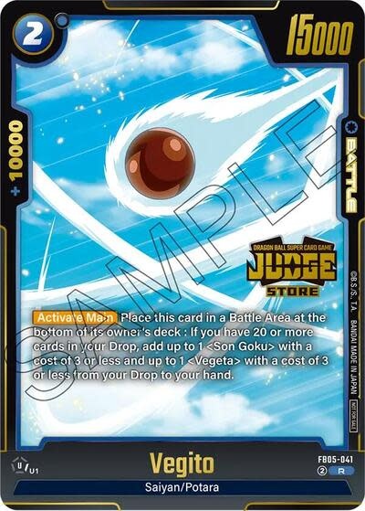 Vegito (Judge Pack (Store Judge) 04) (Promo) - FB05-041 (Holofoil, Rare)