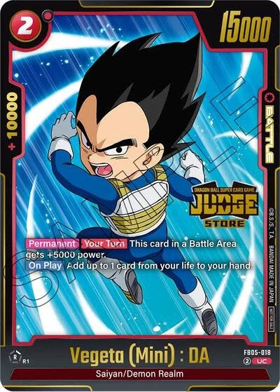 Vegeta (Mini) : DA (Judge Pack (Store Judge) 04) (Promo) - FB05-018 (Holofoil, Uncommon)