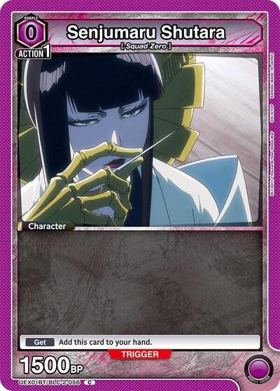Senjumaru Shutara (Box Topper Foil) - UEX01BT/BLC-2-056 (Foil, Common)