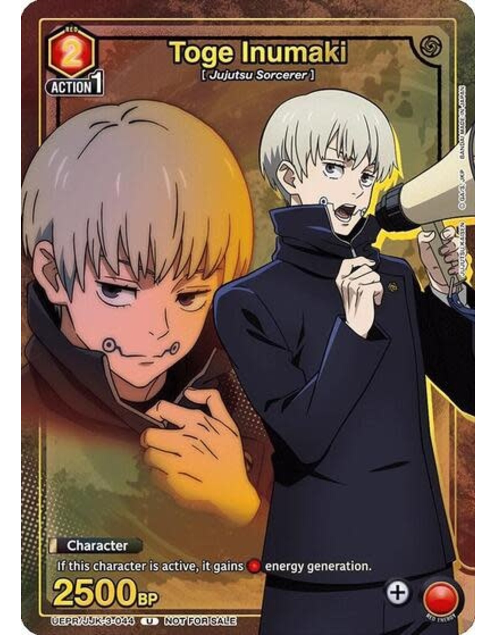 Toge Inumaki (Gold) - UEPR/JJK-3-044 (Foil, Uncommon)
