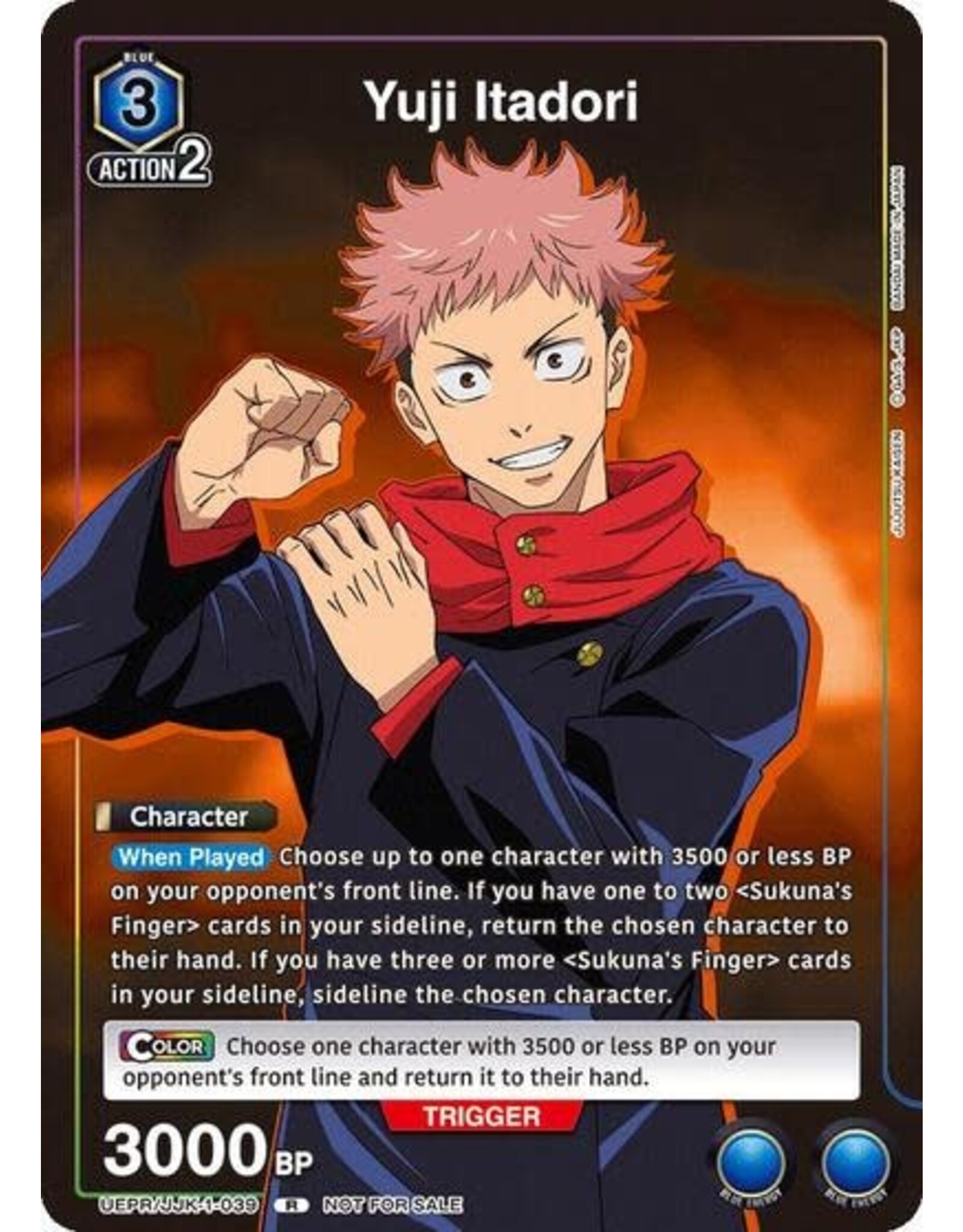 Yuji Itadori (039) - UEPR/JJK-1-039 (Foil, Rare)