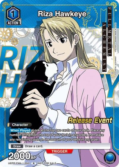 Riza Hawkeye (Release Event Participation) (Release Event) - UEPR/FMA-1-050 (Normal, Rare)