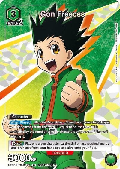 Gon Freecss (077) - UEPR/HTR-1-077 (Foil, Rare)
