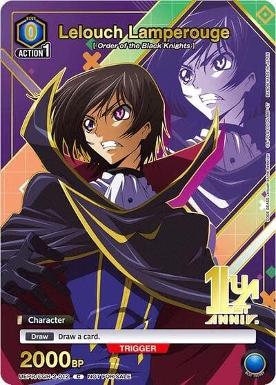 Lelouch Lamperouge (012) (Gold) - UEPR/CGH-2-012 (Foil, Common)