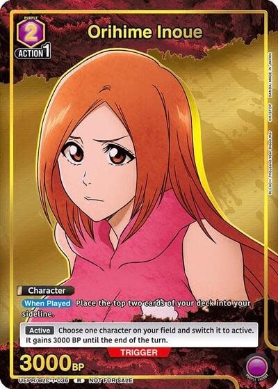 Orihime Inoue (Gold) - UEPR/BLC-1-036 (Foil, Rare)