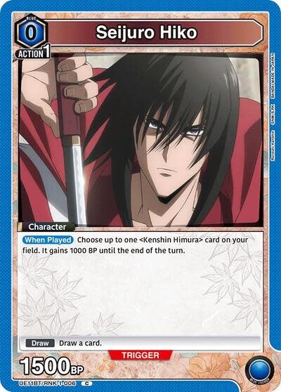 Seijuro Hiko (006) (Box Topper Foil) - UE11BT/RNK-1-006 (Foil, Common)
