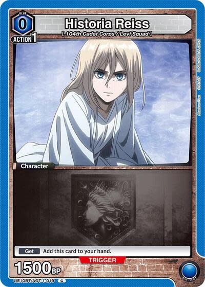 Historia Reiss (019) (Box Topper Foil) - UE10BT/AOT-1-019 (Foil, Common)