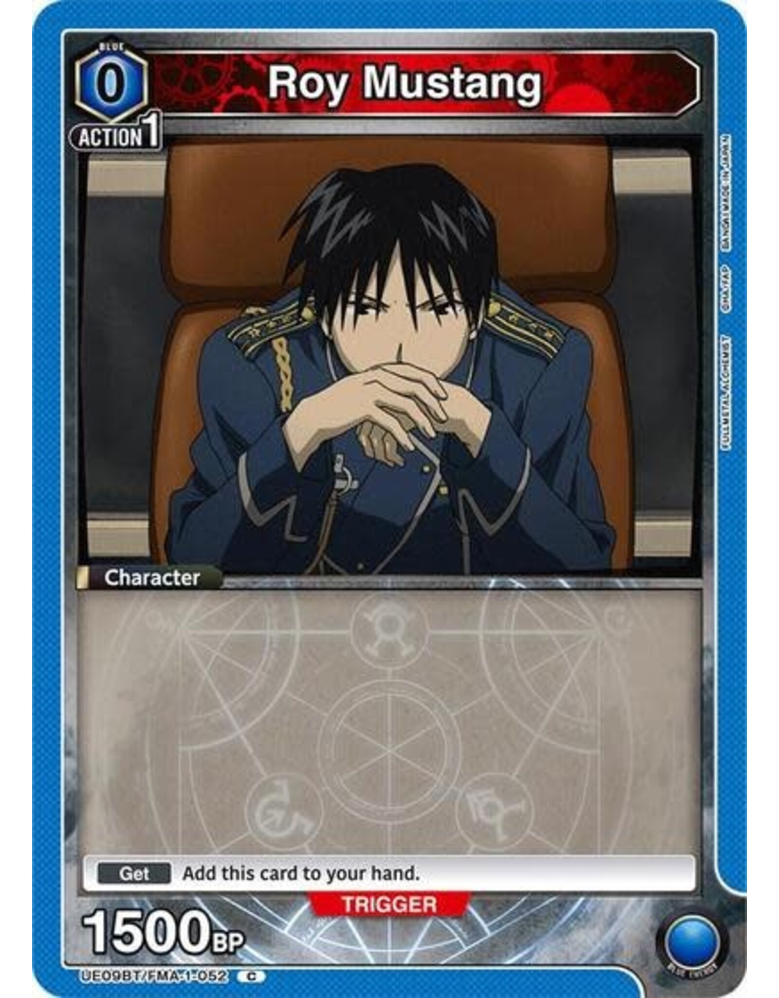 Roy Mustang (052) (Box Topper Foil) - UE09BT/FMA-1-052 (Foil, Common)
