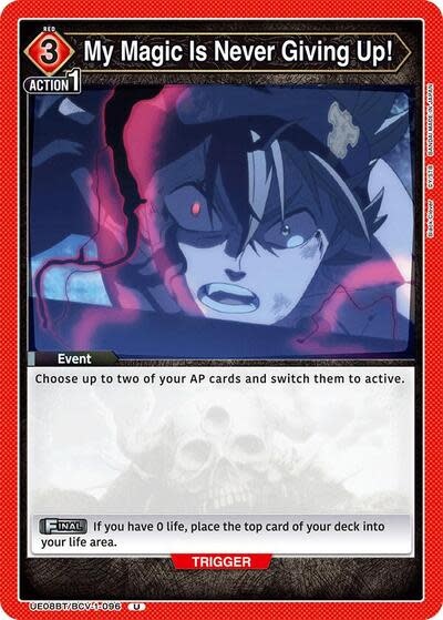 My Magic Is Never Giving Up! - UE08BT/BCV-1-096 (Normal, Uncommon)