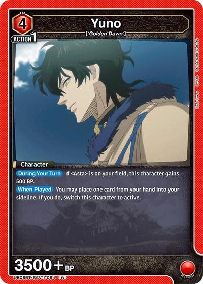 Yuno (094) - UE08BT/BCV-1-094 (Foil, Rare)