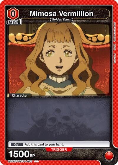 Mimosa Vermillion (090) - UE08BT/BCV-1-090 (Normal, Common)