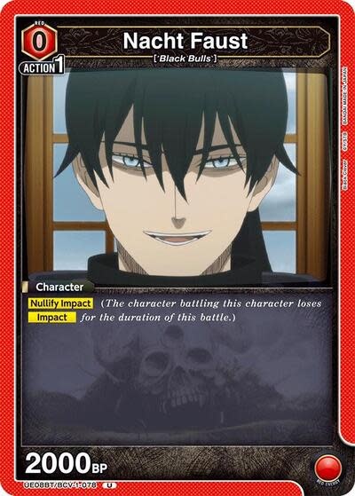 Nacht Faust (078) - UE08BT/BCV-1-078 (Normal, Uncommon)