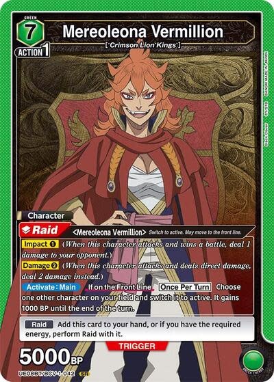 Mereoleona Vermillion (042) - UE08BT/BCV-1-042 (Foil, Super Rare)
