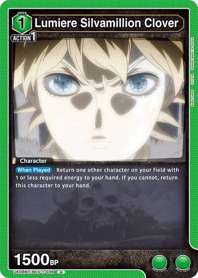 Lumiere Silvamillion Clover - UE08BT/BCV-1-036 (Normal, Uncommon)