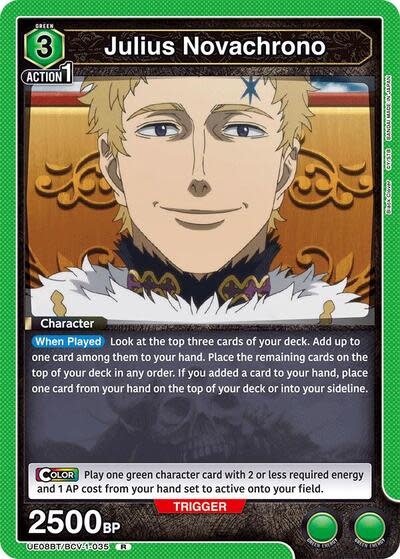 Julius Novachrono (035) - UE08BT/BCV-1-035 (Foil, Rare)