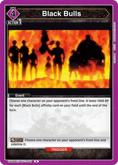 Black Bulls - UE08BT/BCV-1-031 (Foil, Rare)