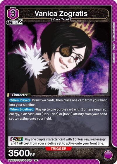 Vanica Zogratis (019) - UE08BT/BCV-1-019 (Foil, Rare)