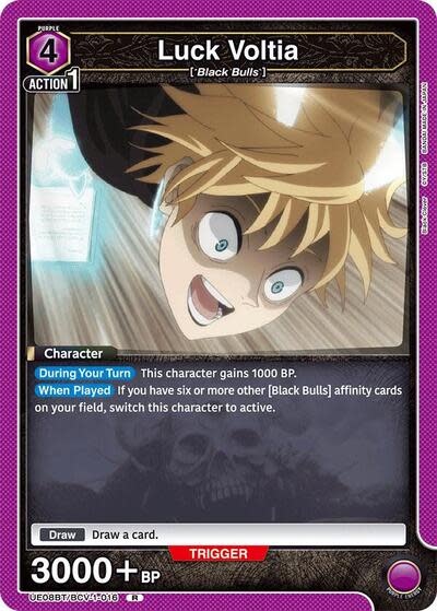 Luck Voltia (016) - UE08BT/BCV-1-016 (Foil, Rare)
