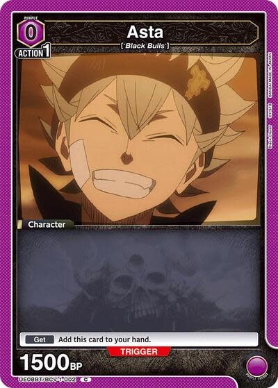 Asta (002) (Box Topper Foil) - UE08BT/BCV-1-002 (Foil, Common)
