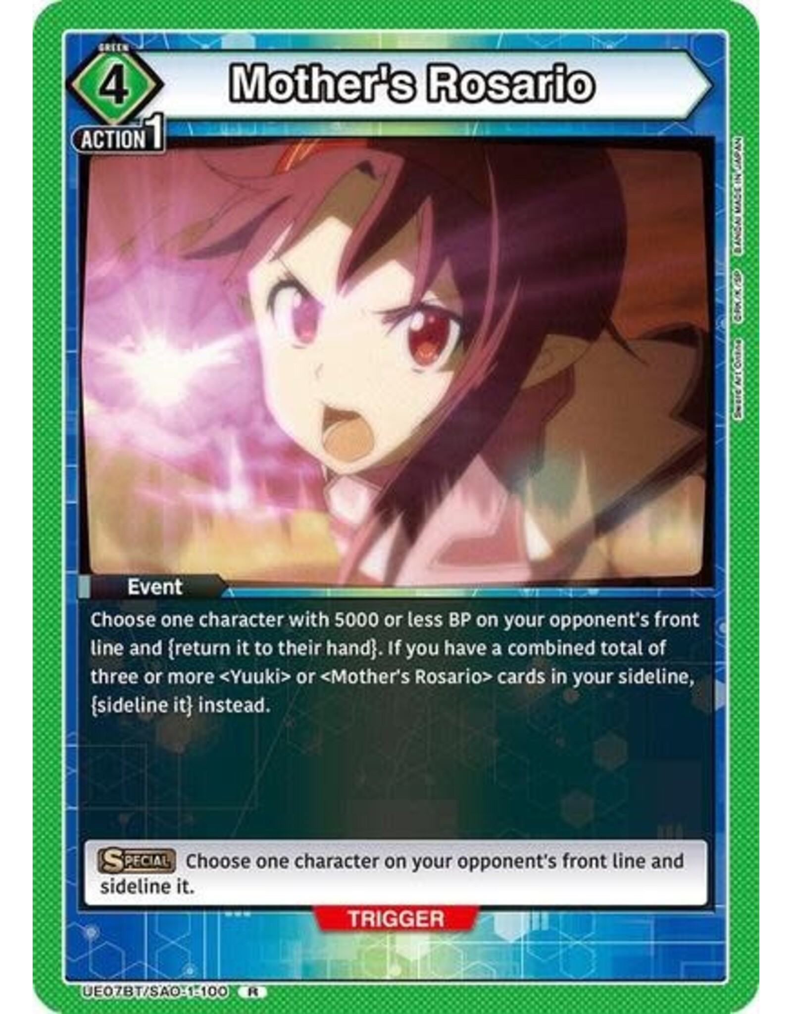 Mother's Rosario - UE07BT/SAO-1-100 (Foil, Rare)