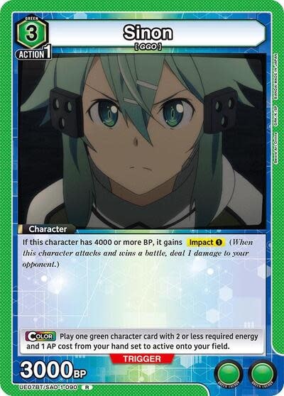 Sinon (090) - UE07BT/SAO-1-090 (Foil, Rare)