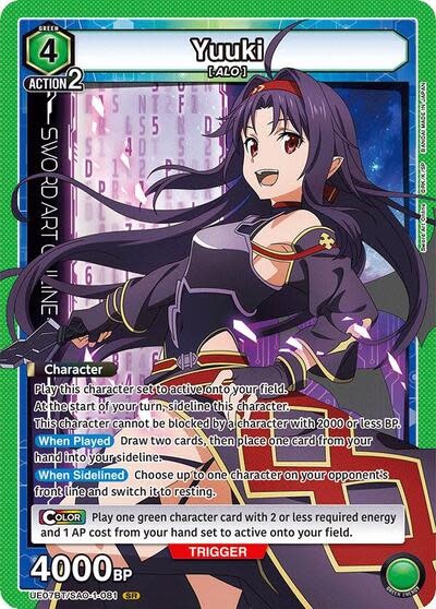 Yuuki (081) - UE07BT/SAO-1-081 (Foil, Super Rare)